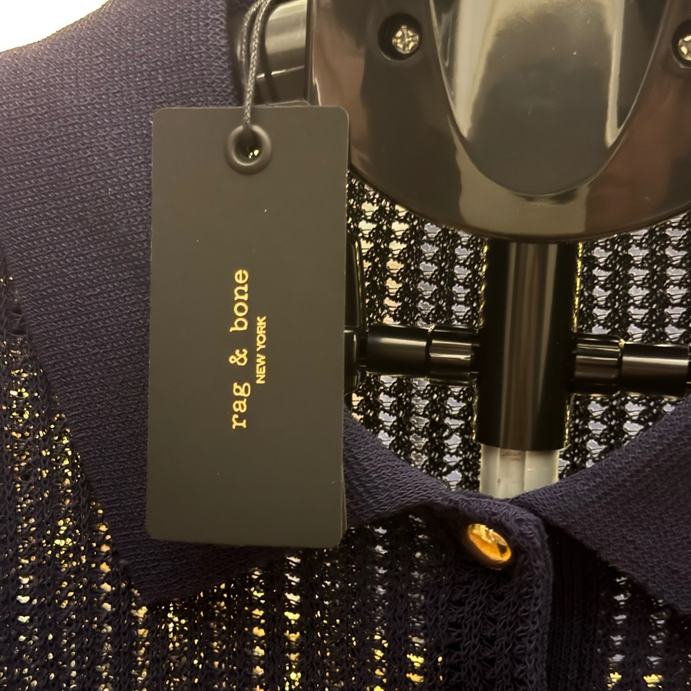 RAG & BONE NEW YORK Viola Polo Sweater - Picture 11 of 11